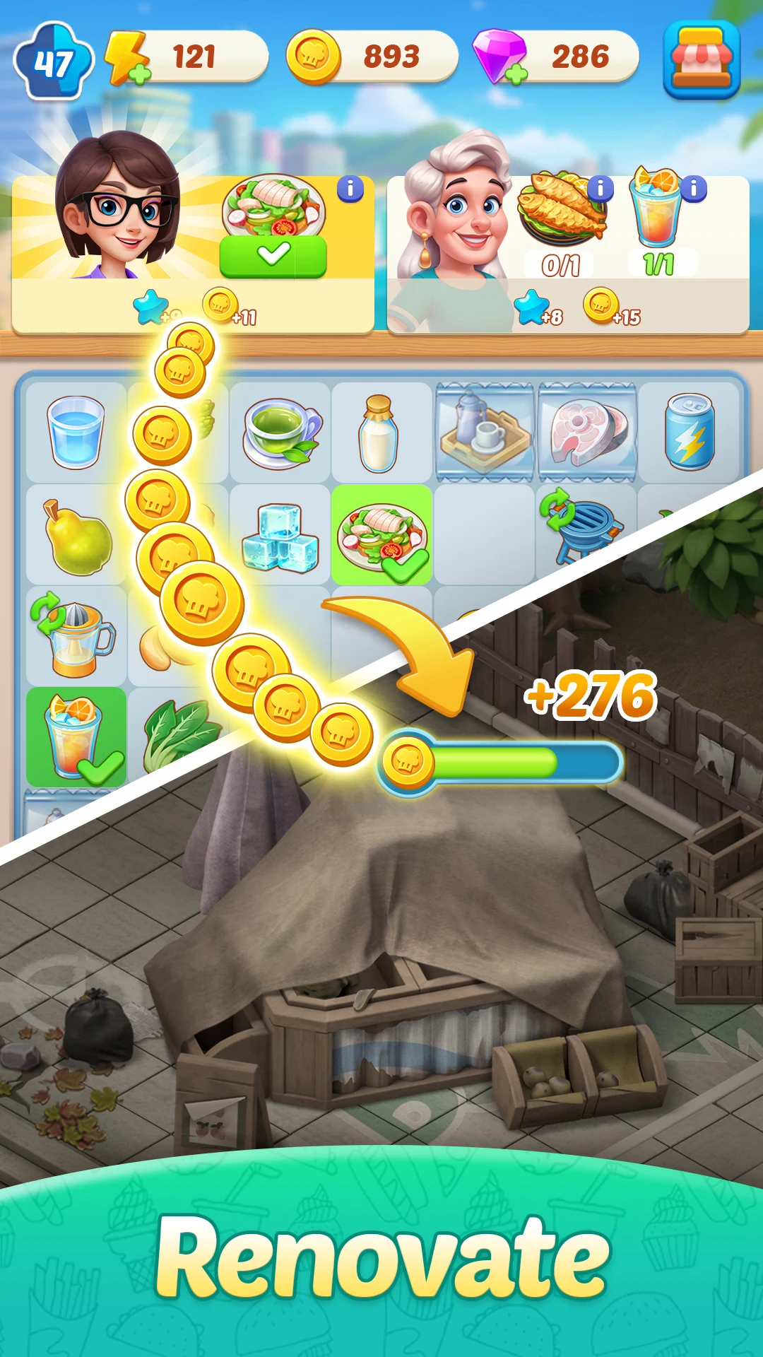 Merge Cooking® screenshot