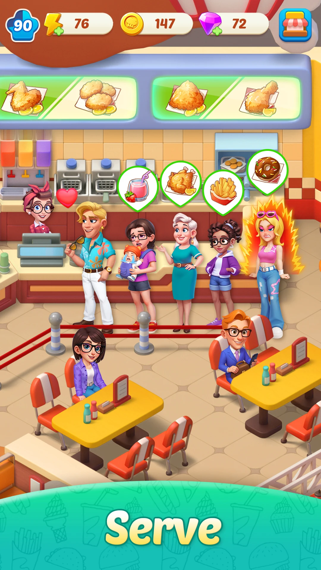 Merge Cooking® screenshot